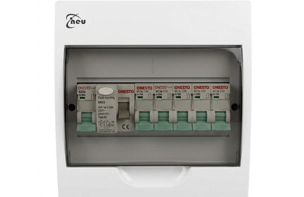 Distribution Box Surface Mount DIN PVC Pre Populated