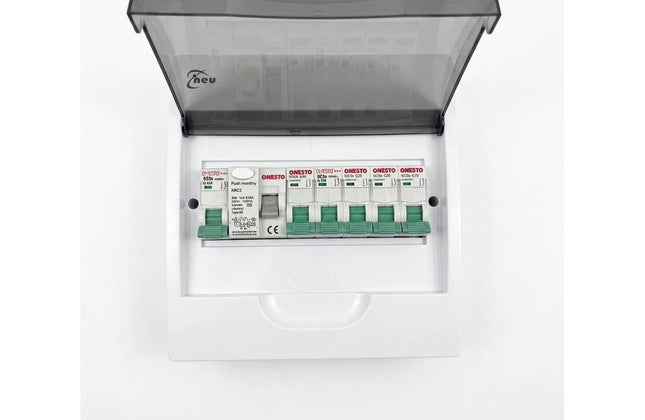 Distribution Box Surface Mount DIN PVC Pre Populated