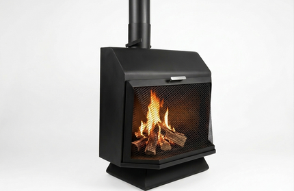 Wood Burning Fireplace Corner eZinkuni