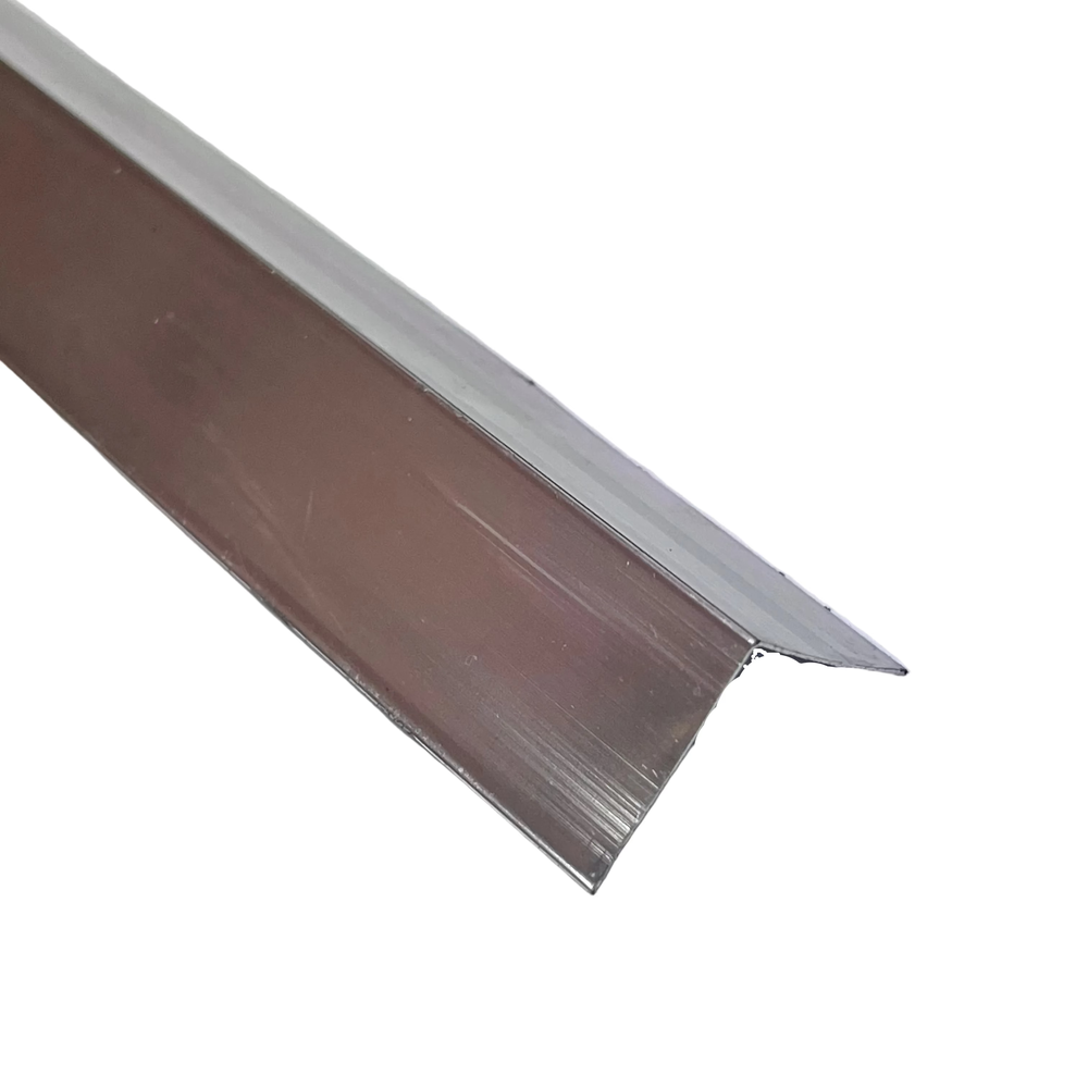 Aluminuim Corner Cover Angle-ƒ20x0.5𝑚𝑚 x 𝐿(4x625𝑚𝑚)-Silver-