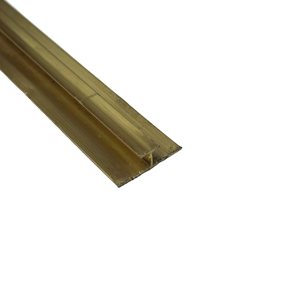 Aluminuim H Bishop Strip-ƒ20x0.5𝑚𝑚 x 𝐿(4x625𝑚𝑚)-Brass-
