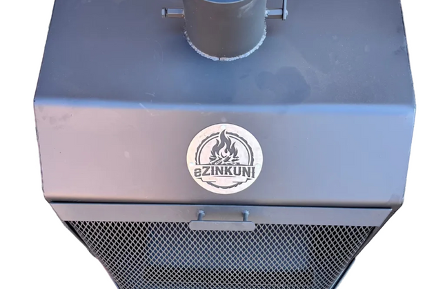 Wood Burning Fireplace 90° eZinkuni