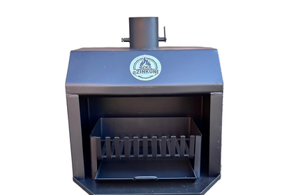Wood Burning Fireplace 90° eZinkuni