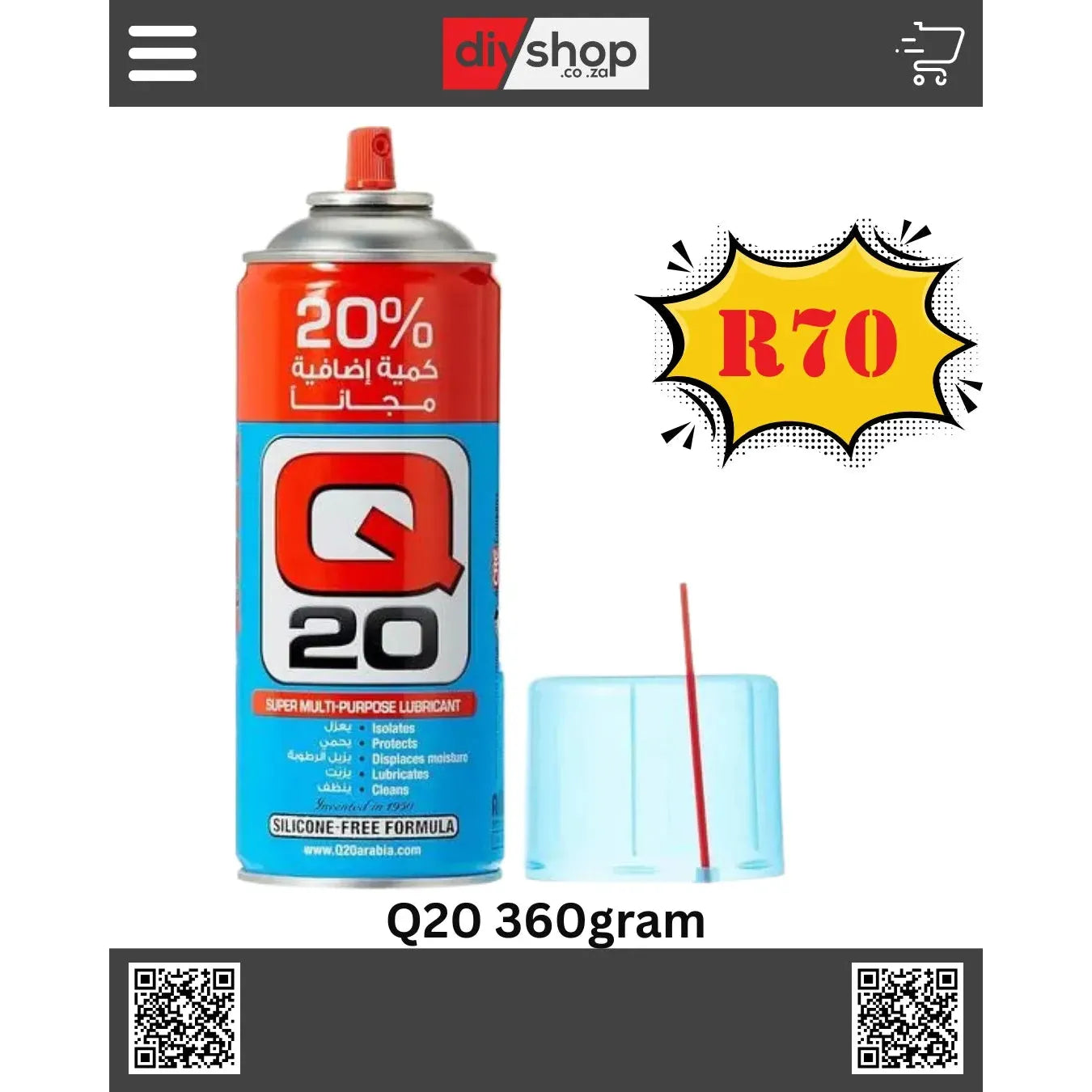 Lubricant Moisture Repellent Q20