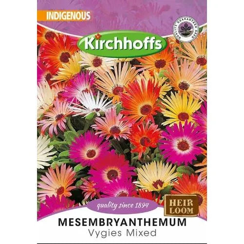 Flower Seed Mesembryanthemum Kirchhoffs-Vygies Mixed-Picture Packet-