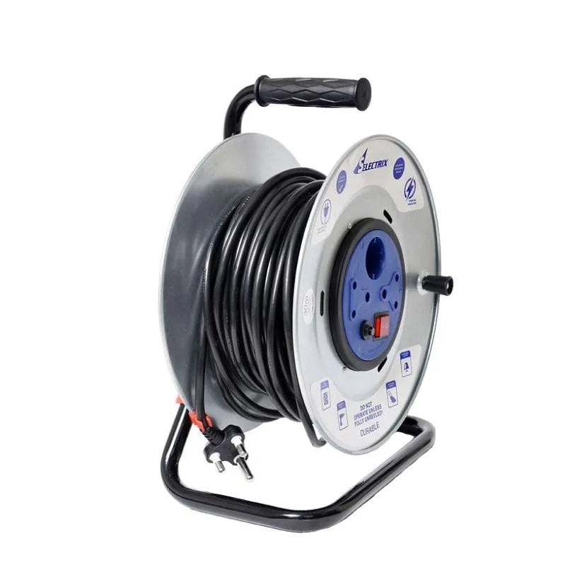 Extension Reel Steel Complete Selectrix-30𝑚 x 1.5𝑚𝑚/10𝐴-