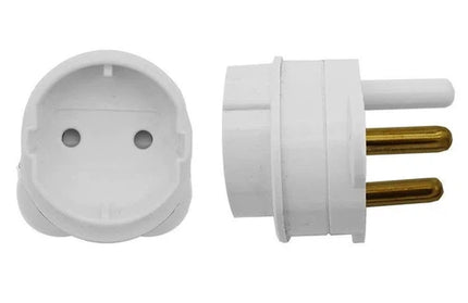 Adapter Plug Schuko-White