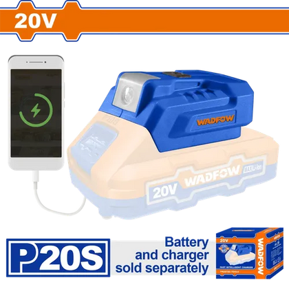 Adapter USB/12𝑉 for Battery 𝑃20ˢ LFP iNGCO-