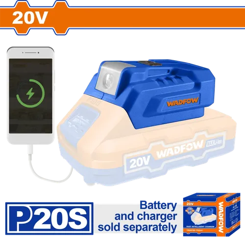 Adapter USB/12𝑉 for Battery 𝑃20ˢ LFP iNGCO-