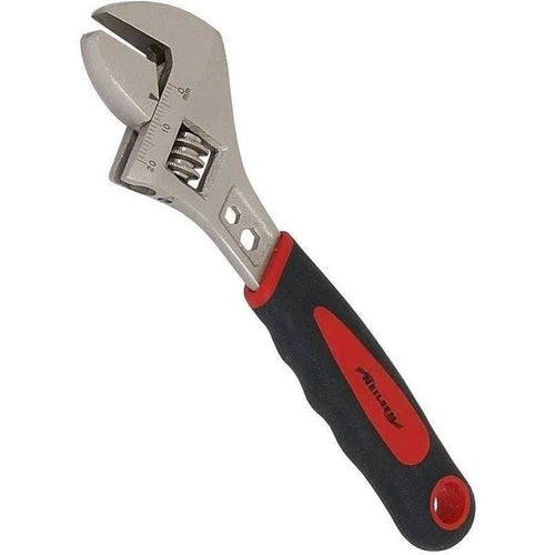 Adjustable Wrench Rubber Grip-200𝑚𝑚(max 25𝑚𝑚)-