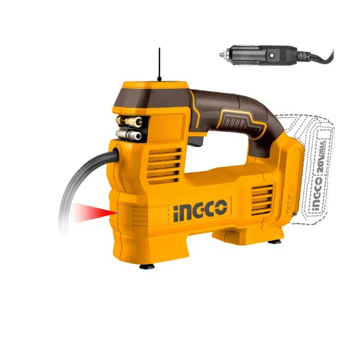 Air Compressor Cordless 20𝑉/12𝑉 35ℓ/min iNGCO