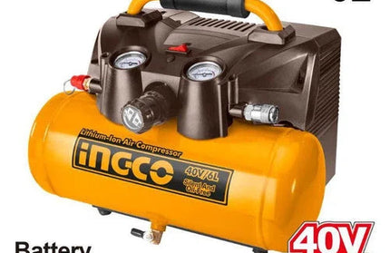 Air Compressor Cordless 2x𝑃20ˢ 6ℓ iNGCO-Tool Only-