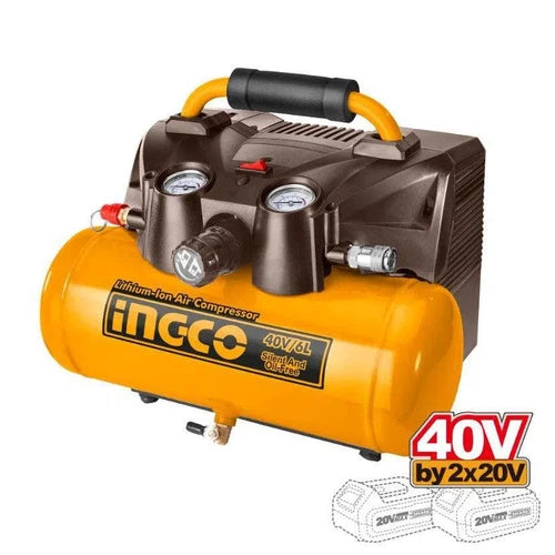 Air Compressor Cordless 40𝑉 6ℓ iNGCO