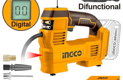 Air Compressor Cordless 𝑃20ˢ 35ℓ/min iNGCO-Tool Only-