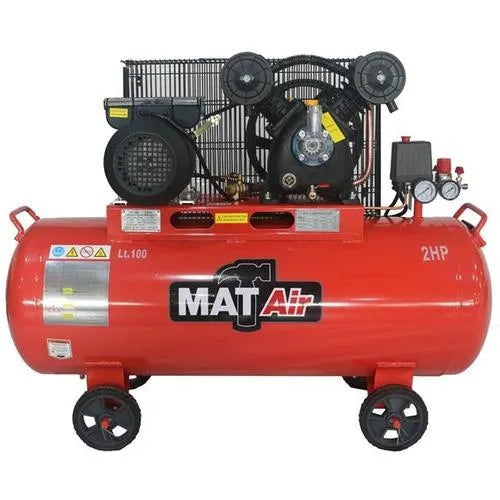 Air Compressor Electric 100ℓ B/D 1.5𝑘𝑊-