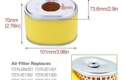 Air Filter Assembly for Small Engines-