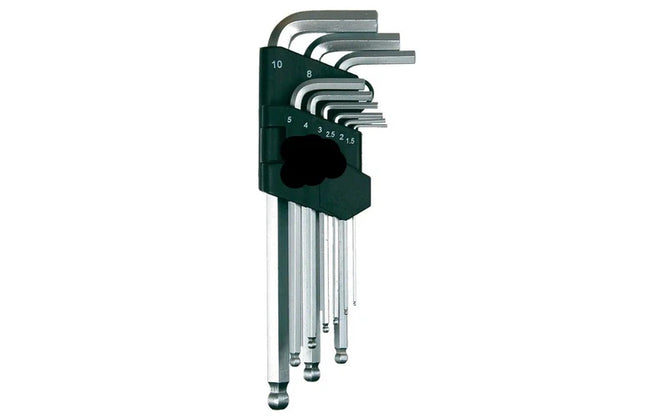 Allen Hex Key Set Ball Point 9pc-Short