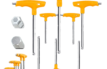 Allen Hex Key Set Ball Point T-Handle 8pc iNGCO-Default Title