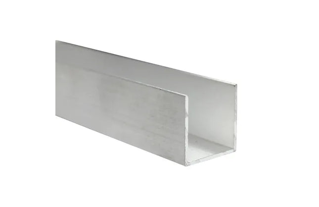Aluminium Board Channel U-𝑤16 x 𝑇1.6𝑚𝑚 x 𝐿2.5𝑚