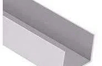 Aluminium Board Channel U-𝑤16 x 𝑇1.6𝑚𝑚 x 𝐿2.5𝑚-
