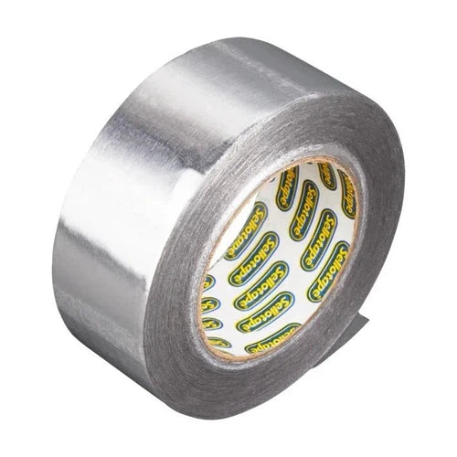 Aluminium Foil Tape Sellotape-Hardware Tape-Sellotape-𝑊48𝑚𝑚 x 𝐿50𝑚-diyshop.co.za