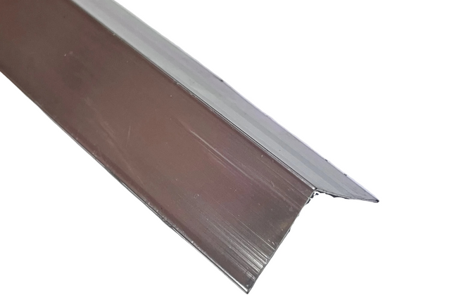 Aluminuim Corner Cover Angle-ƒ20x0.5𝑚𝑚 x 𝐿(4x625𝑚𝑚)-Silver