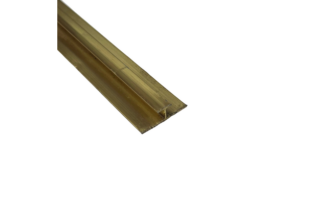 Aluminuim H Bishop Strip-ƒ20x0.5𝑚𝑚 x 𝐿(4x625𝑚𝑚)-Brass