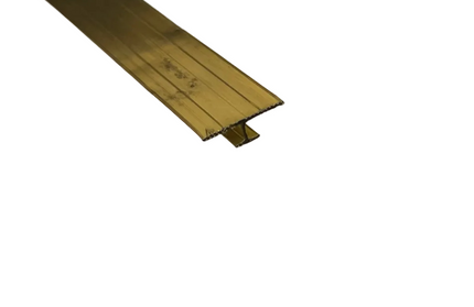 Aluminuim H Bishop Strip-ƒ20x0.5𝑚𝑚 x 𝐿(4x625𝑚𝑚)-Brass-