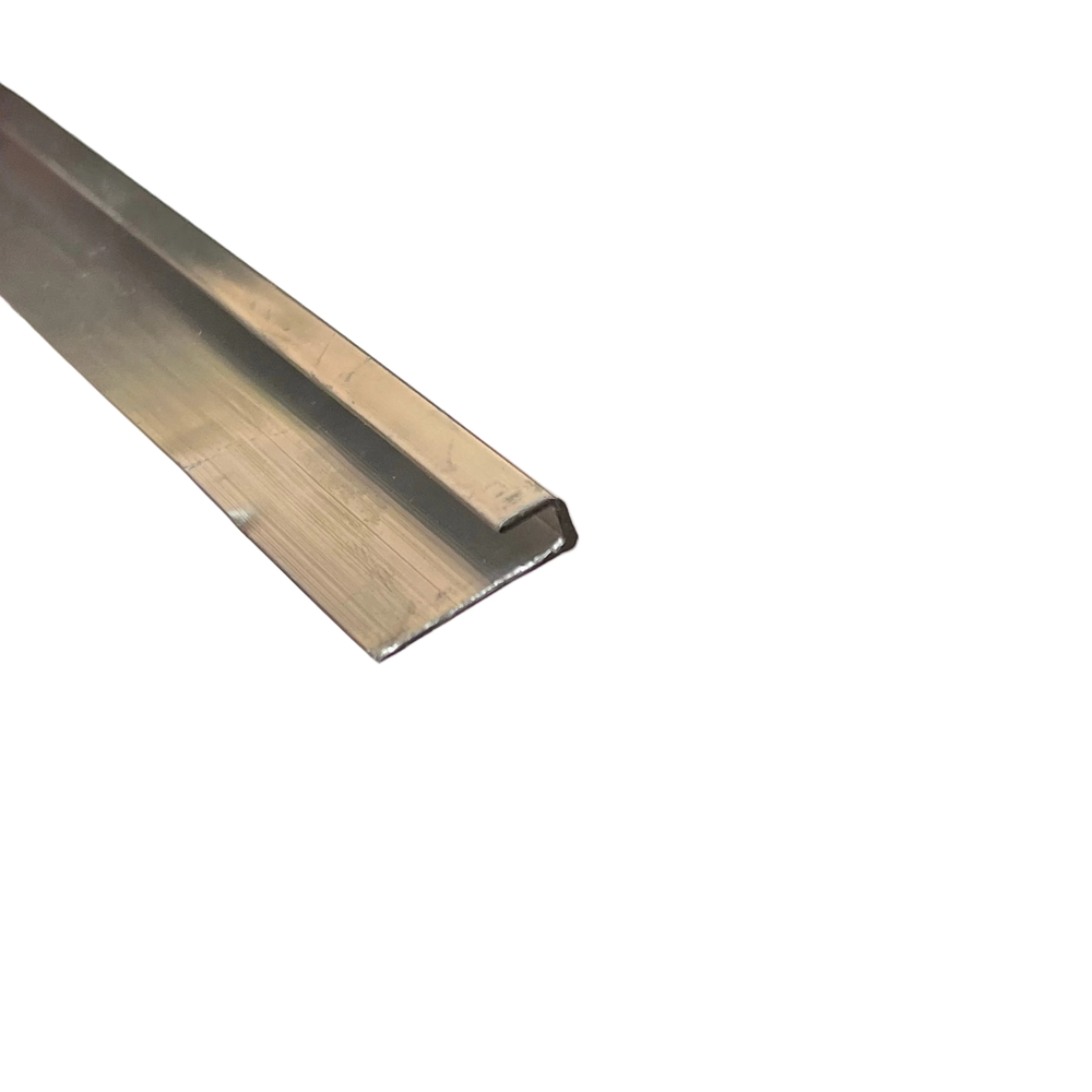 Aluminuim U Cover Angle-ƒ20x0.5𝑚𝑚 x 𝐿(4x625𝑚𝑚)-Brass-