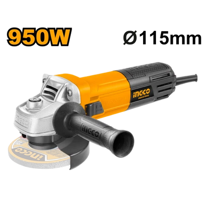 Angle Grinder Electric 115𝑚𝑚 0.95𝑘𝑊 iNGCO-