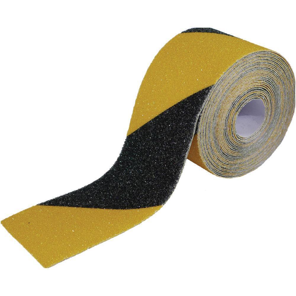 Anti-Slip Tape Black & Yellow-Label Tapes & Refill Rolls-Private Label-5m x 50mm-diyshop.co.za