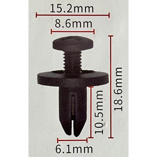 Auto Retainer Clip C6-Private Label-diyshop.co.za