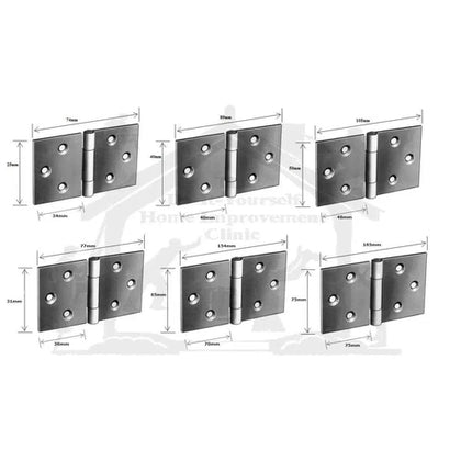 Back Flap Hinge GALV-38mm-Pair-