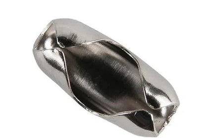 Ball Chain Connector-3.2mm-Chrome Plated-each