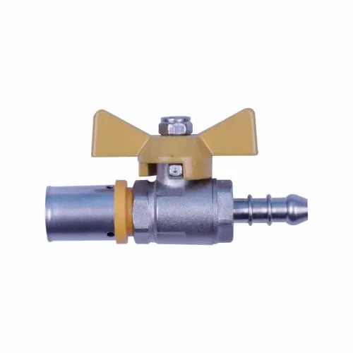 Press Crimp TSP Ball Valve Hosetail-15 x 8𝑚𝑚-