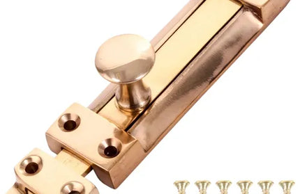 Barrel Bolt Flat Sliding-100𝑚𝑚-Brass-
