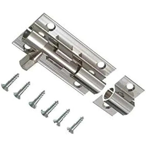 Barrel Bolt Light Duty Plated-63𝑚𝑚-Chrome-