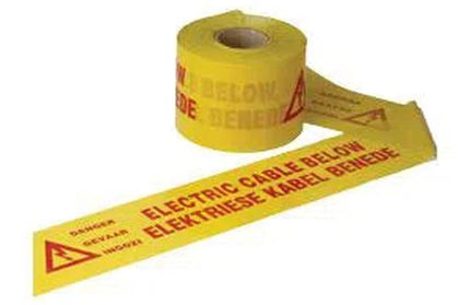 Barrier Tape Erlectrical Yellow/Red Roll-150mmx500m