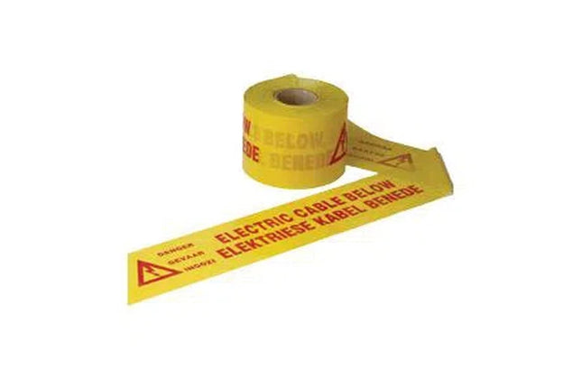 Barrier Tape Erlectrical Yellow/Red Roll-150mmx500m
