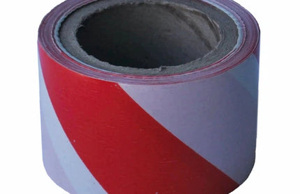 Barrier Tape Red/White Roll-𝑤75𝑚𝑚 x 100𝑚