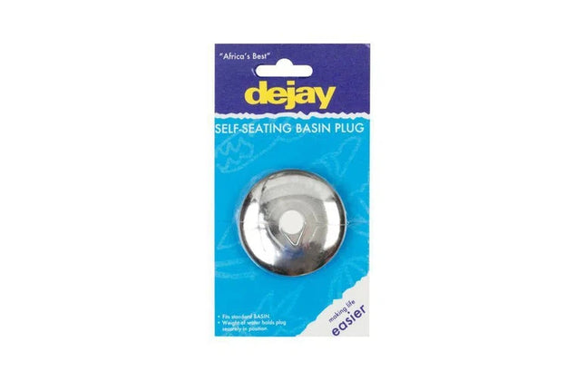 Bath/Sink Plug Prop Self Seating Chrome-44mm