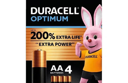 Battery 1.5𝑉 AA Duracell Optimum-𝑝/4
