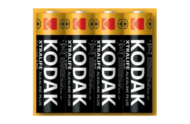 Battery 1.5𝑉 AA XTRALIFE Alkaline KODAK-𝑝/4