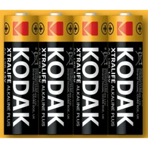 Battery 1.5𝑉 AA XTRALIFE Alkaline KODAK-𝑝/4