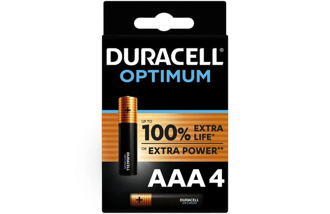 Battery 1.5𝑉 AAA Duracell Optimum-𝑝/4