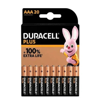 Battery 1.5𝑉 AAA Duracell Plus-𝑝/20