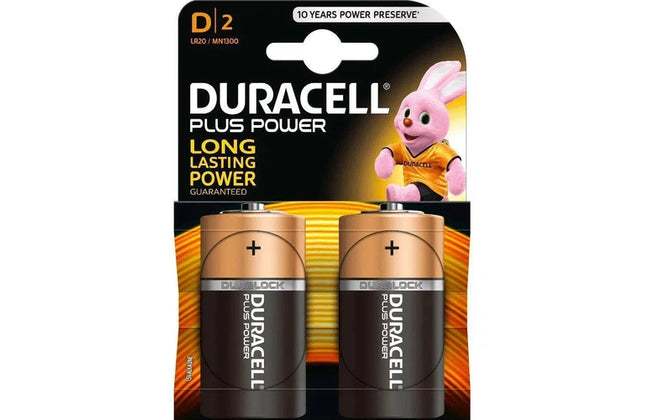 Battery 1.5𝑉 D Duracell Plus-𝑝/2