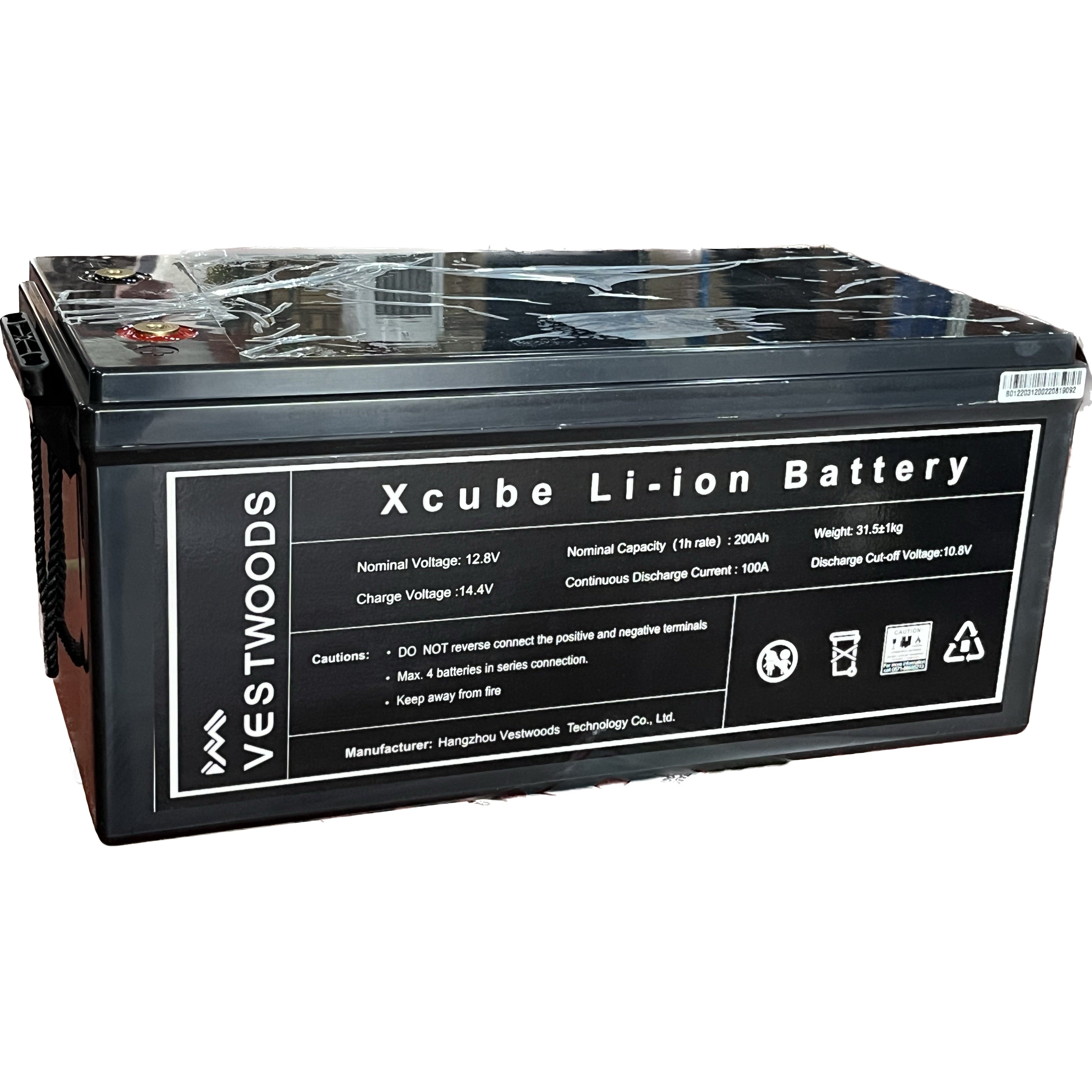 Battery 12𝑉 Li-Ion LiFePO₄ 200𝐴𝒉/2.4𝑘𝑊 (AGM Size) Vestwoods-Batteries-Vestwoods-diyshop.co.za