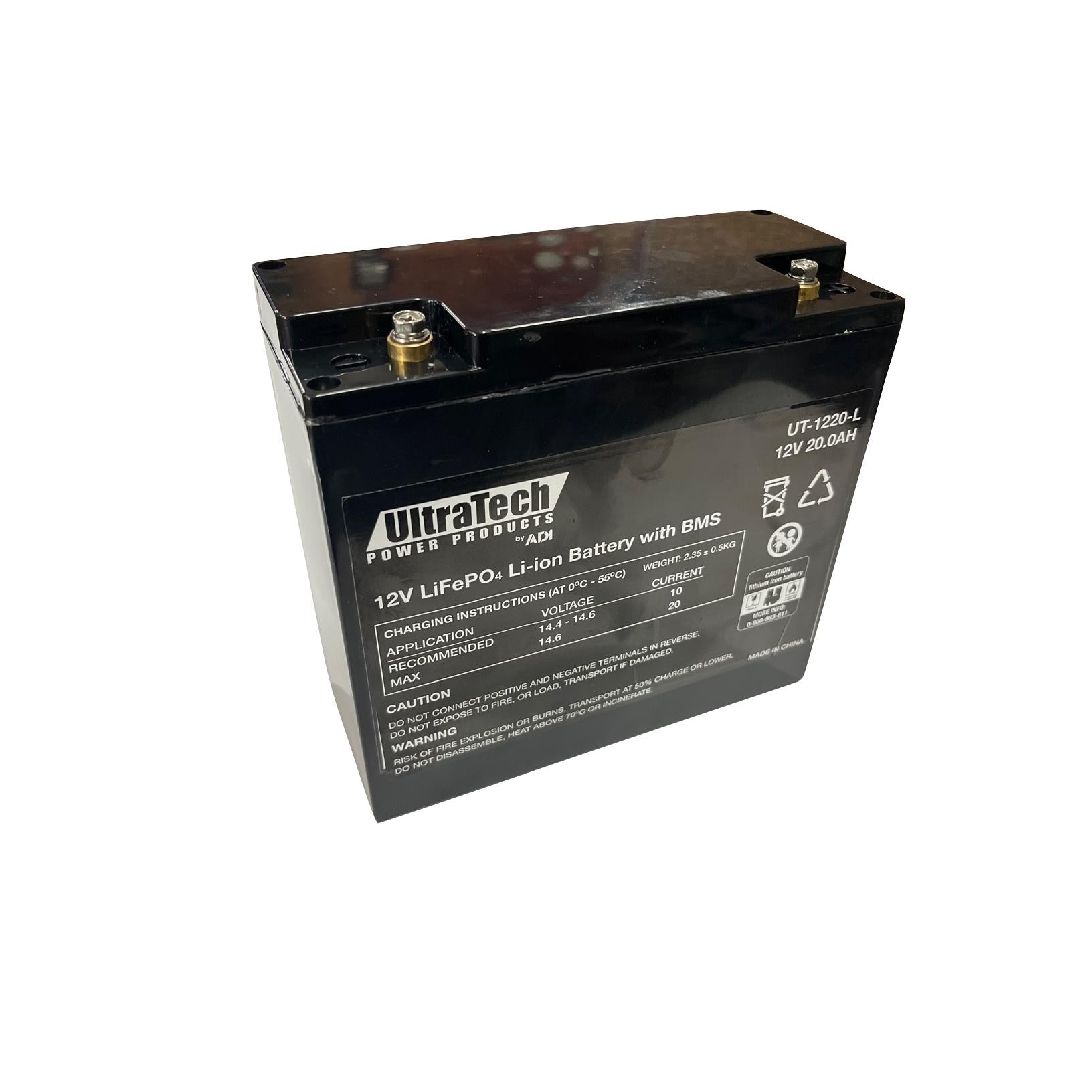 Battery 12𝑉 Li-Ion LiFePO₄ 20𝐴𝒉/240𝑊 (Geni Size) Vestwoods-Batteries-Vestwoods-diyshop.co.za