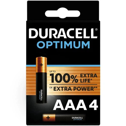 Battery 1.5𝑉 AAA Duracell Optimum-𝑝/4-